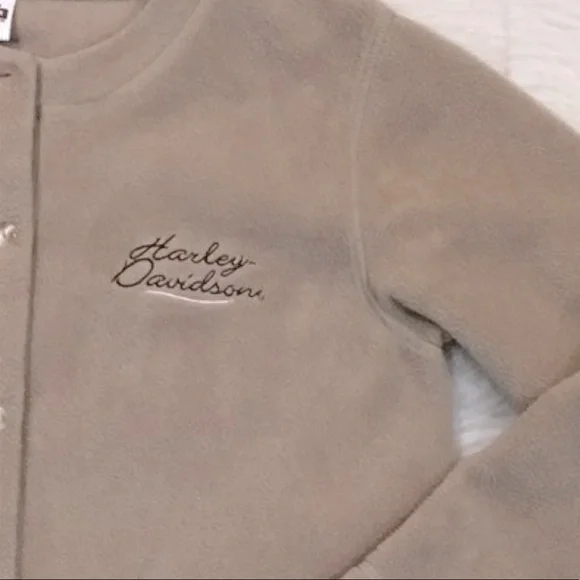 Harley-Davidson chunky button up sweater - Picture 3 of 6